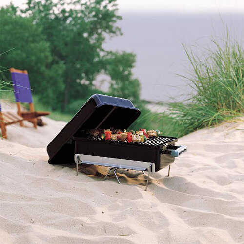 Угольный гриль Weber Go Anywhere, портативный, чёрный в Таганроге в Таганроге