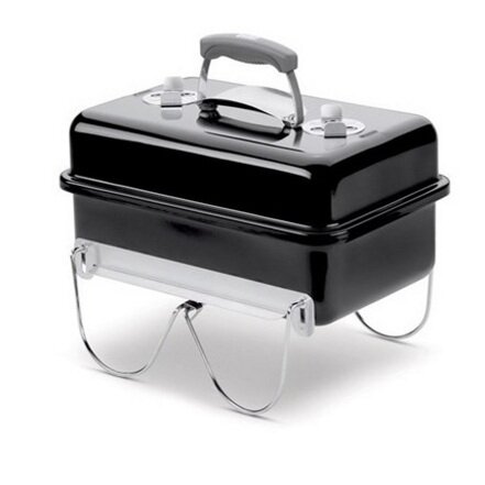 Угольный гриль Weber Go Anywhere, портативный, чёрный в Таганроге в Таганроге
