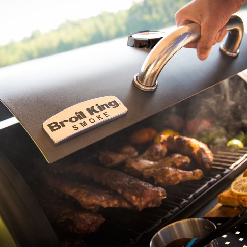 Угольный барельный гриль-коптильня Broil-King Regal OFFSET 400 в Таганроге