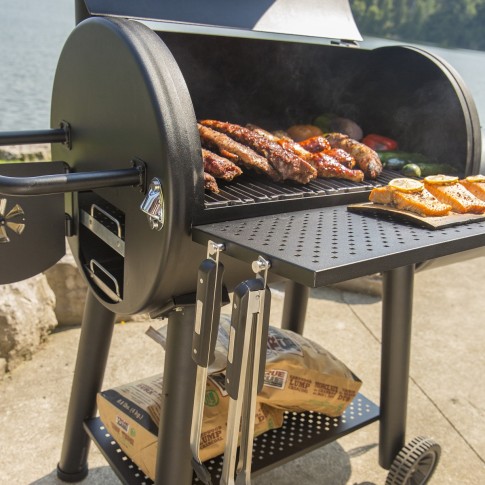 Угольный барельный гриль-коптильня Broil-King Regal OFFSET 400 в Таганроге