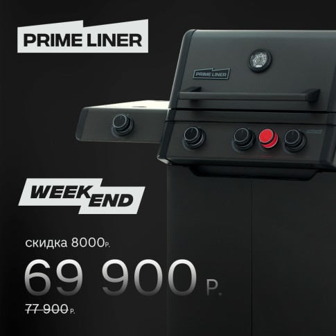 Газовый гриль PRIMELINER Викенд (WEEKEND) 3B
