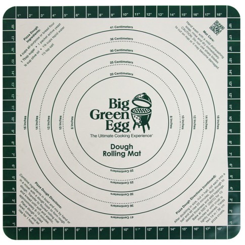Коврик для пиццы Big Green Egg с разметкой, силиконовый, гибкий 